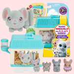 리틀 라이브펫 마마 서프라이즈 미니 마우스 동물 피규어 인형 장난감 : 쥐뱅마켓