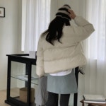숏패딩 여성패딩점퍼 다운 퀄팅패딩 : 고유 goyu