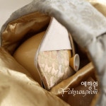 [다도 패브릭] 예향원 고급 견직 린넨 다기 뚜껑 싸개 수납 보호 커버 E-10304 : 예향원