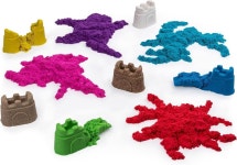 Kinetic Sand 키네틱 샌드  캐슬 컨테이너 10색 팩 스타킹용 컬러 스터퍼 크리스마스 선물 구디백 등 : 레이바이마켓
