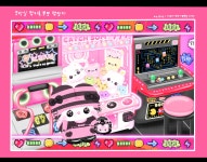 뽀뽀의 오락실 펑키룩 a4 랩핑지 : 뽀뽀밍문구
