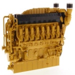 1:25 완제품 for CATERPILLAR G3616 A4 Gas Compression Engine Truck Pre-built Model 모델 엔진 : 글로벌-트레이드