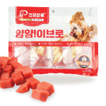피플펫 강아지 간식 견묘양품 얌얌 이브로 치킨큐브 300g : 그린페트