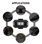 LED 소형 경광등 사이키 스트로브 라이트 (A1273) : 용천삼리