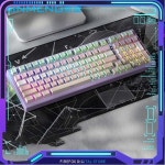 Xinmeng X98PRO 유선 E-스포츠 기계식 키보드 RGB 백라이트 개스킷 구조  스왑 인체 공학적 디자인 PC 게임용 키보드 : 엔코아물류