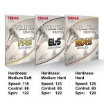 TIBHAR 에볼루션 S 시리즈 탁구 고무 DE Pips-In 끈적거림 없는 내부 에너지 탁구 고무 케이크 스펀지 포함 : 엔코아물류