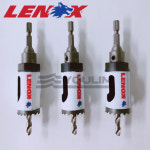 LENOX 레녹스 바이메탈 임팩 아바 홀쏘 임팩트 홀커터 홀 카타 세트 22 mm : 유림싸이겐