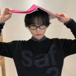 마르카토 사라 mahrcato SARA c.001 블랙 타원형 레트로 뿔테 여자 안경 : 보고싶다
