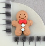 [10개] 진저브래드 생강쿠키 데코덴 파츠  탑꾸 재료 레진아트 탑로더만들기 미니어쳐 슈비츠 : dayshou