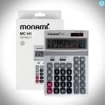 모나미 MC 141 전자계산기 1P 회계 사무용 계산기 회계용계산기 탁상계산기 : 굿쇼퍼스