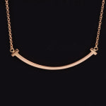 [중고명품엘림] 티파니앤코 로즈골드 T 스마일 스몰 목걸이 : 중고명품엘림