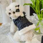 펫츠앤미 강아지패딩 하네스 코코 퍼 패딩 아이보리 XS : 펫츠앤미스토어