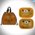 리락쿠마 얼굴 가방2단 큰 스텐도시락 아동 도시락통 아동도시락 어린이집도시락 학교도시락 : 온쇼핑넷