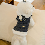 펫츠앤미 강아지패딩 하네스 코코 퍼 패딩 아이보리 XS : 펫츠앤미스토어