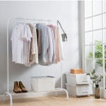 작은방행거 겨울옷 낮은 좁은방 행거 : 하늘울타리