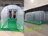 조립식비닐하우스 다육이 이동식 옥상 정원 난방 온실장 2m x 2m x 2m (필름 포함) 1개 : 옹키