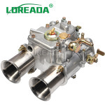 웨버 카브레타 카브 어셈블리 DCOE 152G 트윈 초크 19600.060 19600.017 4 Cyl 6 Cyl V8 엔진 Dellorto Solex 45 DCOE 2PCs : 트윈즈구대