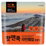 핫앤쿡 라면애밥 쇠고기미역국전투식량 비상식량 찬물 발열도시락 즉석밥 간편식 비화식 : 프라임기어