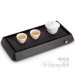 [다도 차 트레이] 예향원 고급 중죽 원목 배수식 티트레이 차판 T-7311 : 예향원