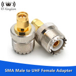 UHF 암 SO 239 SO239 잭 SMA 수 플러그 RF 동축 어댑터 커넥터 1 : 분당플렉스3