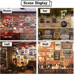 레트로 레이싱 오토바이 벽 아트 금속 사인 레스토랑 커피숍 바 홈 오피스 아트 장식 8x12 인치 : 직구바라스토어