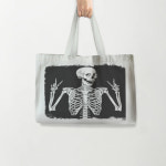 할로윈데이 그림  숄더백 에코백 손가방 Series-2110-003-브이해골 : 돌랑