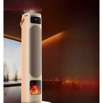 가정용 거실 타워형 난로 히터 온풍기 불멍 사무실 플래그십 노브 모델 : 하루의 직구몰