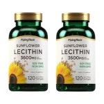 파이핑락 레시틴 해바라기 Lecithin 3600mg 120정 2개 : 베르포아
