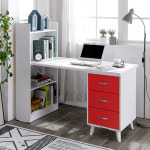 1200공간활용 폭넓은책상 다용도 책장겸책상세트 미니멀 고등학생책상 : 요즘가구