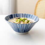 일본 덮밥 국수 라면 우동 면기 도자기 그릇 청유 빗살 소면기 : 다온아토