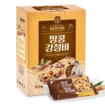 호정가 땅콩강정바 (12개입) / 고소하고 담백한 땅콩견과바 : 호정가