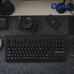 QSENN DT35 89 TKL 멤브레인 키보드 화이트 : QSENN
