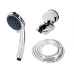 편한 안마 샤워기 메탈 호스 A세트 1.5m 거치대 욕실 샤워줄 고압 헤드 화장실 : 라이브옥션 스토어
