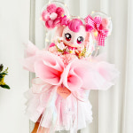 하츄핑꽃다발 프린세스 캐치티니핑 무빙스타피규어 인형 아크릴 학예회 발표회 콩쿨 졸업식꽃다발 : 포마이핸즈