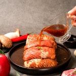 설악푸드 국내산 한돈 유성 왕구이 돼지갈비 양념육1.5kg 캠핑 명절 선물용 : -설악푸드-