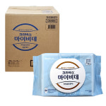 크리넥스 마이비데 클린케어 물티슈 캡형 46매x4팩 x8세트(총32팩)-1박스 : 주식회사 올바른 -올핏