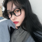 블루라이트차단 안경 사각 투명 뿔테 안경테 남자 여자 검정 얼굴형에맞는 : 2DITOR 투디터