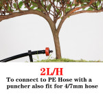 RBCFHI 20PCS 2L 4L 8L 압력 보상 도저 농업 정원 관개 꾸준한 흐름 Drippers : 직구바라스토어