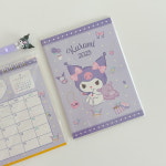 2025년 쿠로미다이어리 산리오먼슬리다이어리 미니스케쥴러 : 차차소품샵