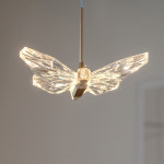 식탁조명 유리 펜던트조명 비올라 나비 버터플라이 LED 카페등 : 알라딘 라이팅