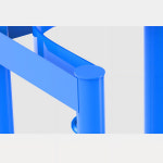 더우글 가스통 거치대 가스 용기 보관 산소통 보관함 전도방지 3병용 : 더 우글