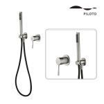 더죤테크 필로토 보니따 벽매립샤워1301 니켈 욕조샤워수전 : 하라디자인