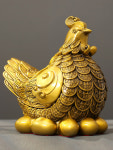 현관에 하고 황금알닭 거실 장식한다 삼합 암탉은 장식품을 동왕재 가서 장식을 금전 도화 : 인더파워