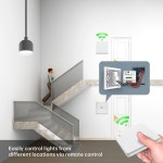 RF 무선 스마트 조명 스위치 중립 433Mhz 릴레이 수신기 없음 AC 220V 110V 미니 모듈 원격 제어 램프 싱글 라이브 : 분당플렉스4