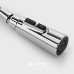 더죤테크 싱크대수전 오픈 주방수전 슈티에싱크628 크롬 : 그레이바스