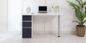 서재방 다용도 긴책상 공간활용 선반책상 인테리어 전면책상1200 : 요즘가구