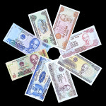 베트남 지폐 8종세트 (100,200,500,1000,2000,5000,10000,20000동) : 금두리