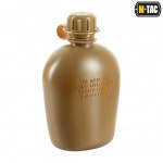M-Tac 통조림 물병 - 1쿼트 물병(34온스 /1L) 군용 하이킹 캠핑 생존을 위한 전술 물병(코요테) : 스마트바잉허브