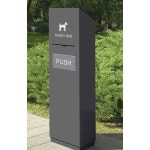 배변 봉투함 쓰레기통 애견 스테인레스 공원 아파트 1. 옥외쓰레기통(DT-025) : 그로우디