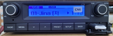 현대 순정 24v 카오디오  라디오 USB AUX 품번 961307N700 : 사운드팩토리카오디오